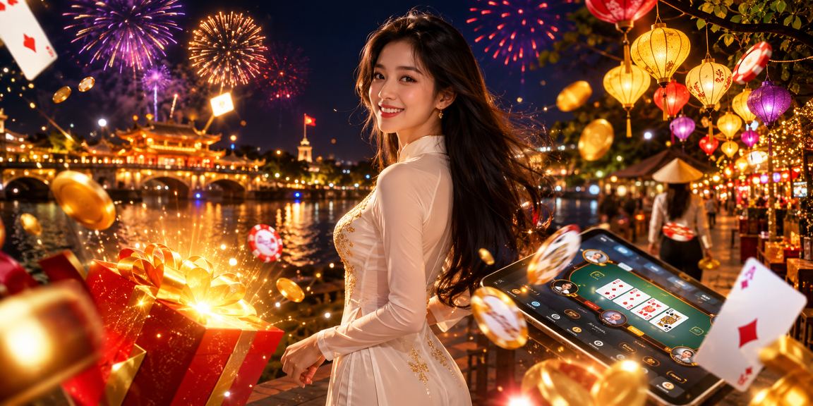 Không khí giải trí sôi động tại chợ đêm Huế với màn hình chiếu trận bóng đá